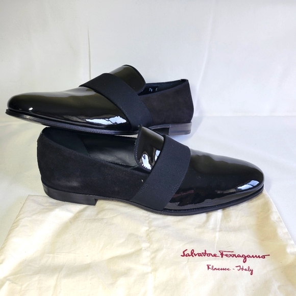 NWT $730 Ferragamo Bryden Leather Moccasins - Picture 8 of 14